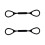 2Stk Trompeten Stopper Ring Aus Elastischem Silikon Schwarz 5