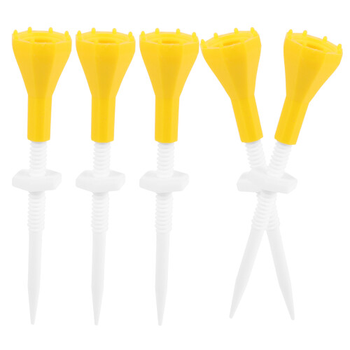25Pièces Porte-Ball Tees Golf Solides Ajustables