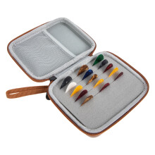 1Set Professionele Gitaar Picks En Plectrumhouder Eva
