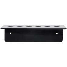 4PiĂšces Rangement Mural Noir Multi-Slot Pour Ciseaux De Coiffeur