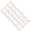 40Pcs Durable White Artificial DIY Doll Wing Hairpin Charms 1