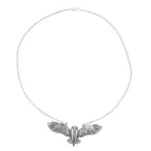 5Pièces Colliers Argentés Pendentif Style Rétro Décoratif