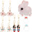 3Ensembles Boucles Fille Clip Rose Adorables 1