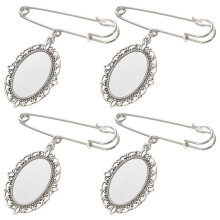 20Pièces Broches Métalliques Argentées Pour Sac Et Décor Graduation
