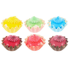 24Pièces Desserts Artificiels Réalistes Multicolores Pour Vitrines