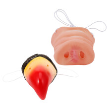 8Pièces Nez Animaux Carnaval Perroquet Accessoire En Plastique