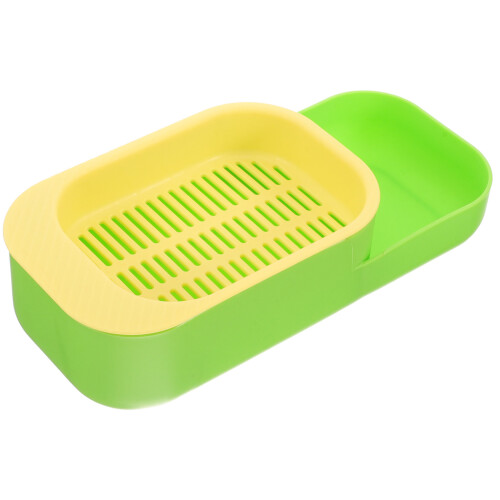 4Pièces Bac À À Chat Plastique Hydroponique Usage Facile