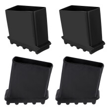 20Pièces Couvre-Pieds D'échelle Noir En Caoutchouc Épais Antidérapant
