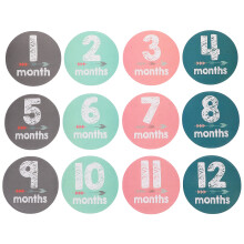 3Ensembles Stickers Bébé Mensuels Adhésifs Papier Variées DIY