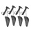 16Paires Formeurs De Chaussures Ajustables Noir Usage 1