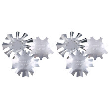 12Pièces Plaques Métal Nail Art Argenté Nettoyage Facile Durable