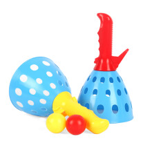 2Pcs Bounce Ball Toy Catch Game Assorted Colors Kids Lightweight