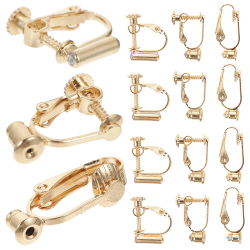 90Pièces Clips Oreilles DIY Cuivre Rose Inaltérables Pour Types