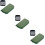 3Stk 22 Slots Memory Kartenhalter, Grün, Strapazierfähiges Nylon 9