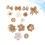 38Stk Burlap Blumen Stoffblumen Accessoires 9
