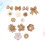 38Stk Burlap Blumen Stoffblumen Accessoires 10