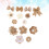 38Stk Burlap Blumen Stoffblumen Accessoires 11