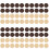 384Pcs Wood Backgammon Chessman Assorted Colors for Kids' Training 5