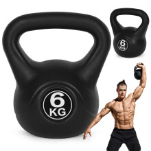Kettlebell 6 kg per esercizi, manubri, palla pesi, carico fitness, ModernHome