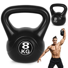 Kettlebell 8 kg do ćwiczeń, hantle, piłka obciążeniowa, obciążenie fitness, ModernHome