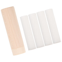 4Sets Essentiële Neusinhalers Hout Katoen Kleurenmix