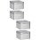 4Pcs Silver Tinplate Wedding Candy Cans Portable Gift Packing Boxes 7