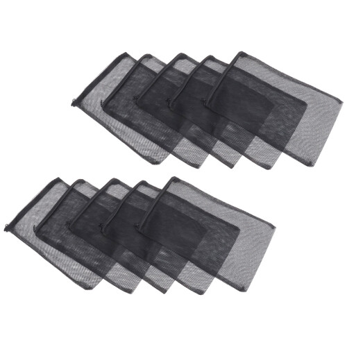 20Pièces Filtrants Polyester Noir Pour Accessoires Aquarium
