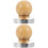 2Pcs Coffee Pressing Tamper Metal with Comfortable Wood Handle 7