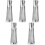 5Pcs Silver Espresso Stirrer Needle for Coffee Shops and 3