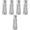 5Pcs Silver Espresso Stirrer Needle for Coffee Shops and 4