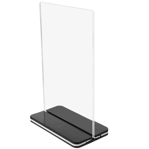 4Pièces Présentoirs Acryliques Clairs Pour Affichage