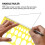3Pcs Architecture Measuring Tool Orange Ellipse Drawing Templates Kit 6