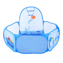 2Pièces Aire De Jeu Pliable Bébé Piscine Et Basketball