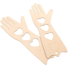 2Paires Blocquettes En Bois , Supports Pratiques Pour