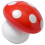 4Pcs Compact Red Mushroom Trash Bucket Small Desktop Waste Container 1