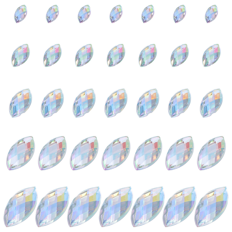 Iplusmile 3000Pcs Vibrant Multicolor Flatback Acrylic Gems For Diy Crafts