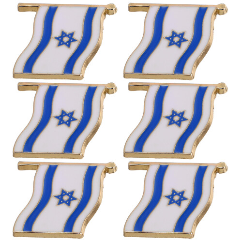 24Pièces Broche Décorative Israël Collection Patriote