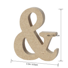 2Pcs Wooden Letters for Wall Nursery Alphabet Pine Wood Letter Decor