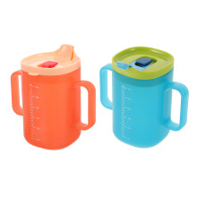 4Pièces Gobelets Enfants Antidébordement Pp+silicone Variées