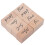 2Pcs Wooden Stamps Assorted Colors Durable DIY Scrapbooking Office Use 1