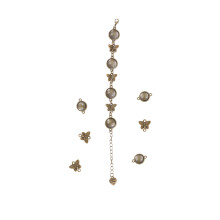 5Pcs DIY Alloy Pendant Charms Golden Durable Jewelry Crafting Kit
