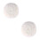 2Pcs White Wool Polishing Mop for Durable Vehicle Wheel Buffing 8