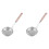 2Pcs Handle Strainer Food Skimmer for Frying and Serving 2