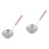 2Pcs Handle Strainer Food Skimmer for Frying and Serving 4