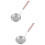 2Pcs Handle Strainer Food Skimmer for Frying and Serving 7