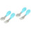 4Pièces , Fourchette Silicone Acier 4