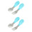 4Pièces , Fourchette Silicone Acier 5