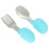 4Pièces , Fourchette Silicone Acier 11
