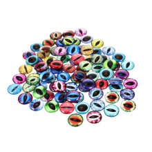 400Pièces Accessoires Yeux En Verre Multicolores Pour Bricolage