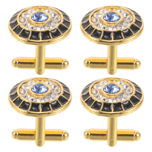 6Paires Boutons De Manchette Tuxedo Multi Couleurs